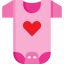 Baby clothes icon 64x64