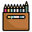 Color pencils icon 64x64