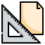 Set square icon 64x64
