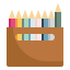 Color pencils icon 64x64