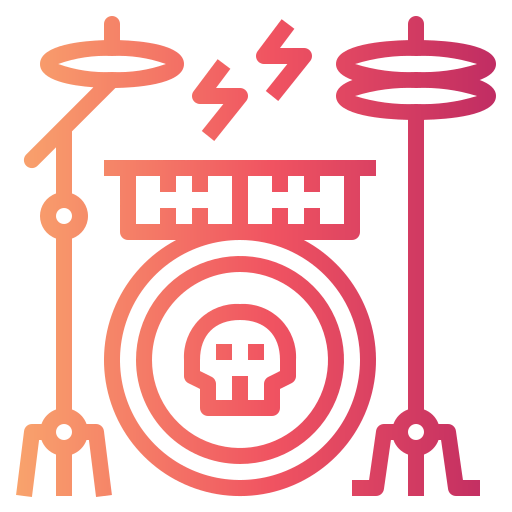Drum kit icon
