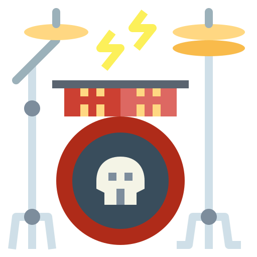 Drum kit icon