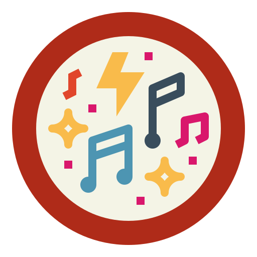 Musical notes icon
