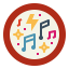 Musical notes icon 64x64
