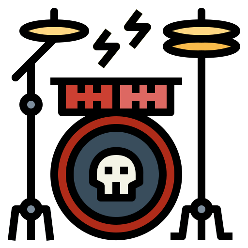 Drum kit icon