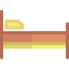 Single bed icon 64x64