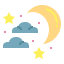Half moon icon 64x64
