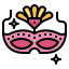 Carnival mask icon 64x64