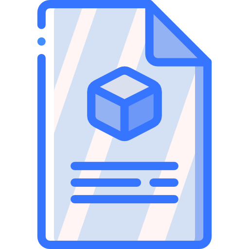 3d printing document icon