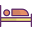 Single bed icon 64x64