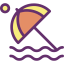 Beach umbrella іконка 64x64
