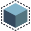 3d printing cube ícono 64x64