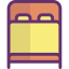 Double bed icon 64x64