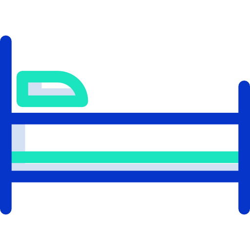 Single bed icon