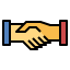 Handshake icon 64x64