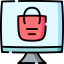Online shopping icon 64x64