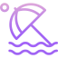 Beach umbrella іконка 64x64