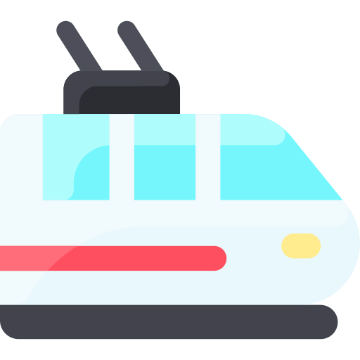 Electric train icon