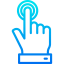 Touch screen icon 64x64