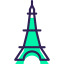 Eiffel tower icon 64x64