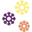 Снежинки иконка 64x64