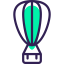 Hot air balloon ícono 64x64