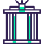 Brandenburg gate icône 64x64