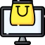 Online shopping icon 64x64