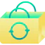 Recycled bag icon 64x64