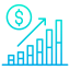 Bar chart icon 64x64