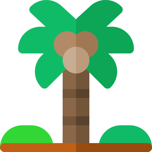 Coconut tree icon