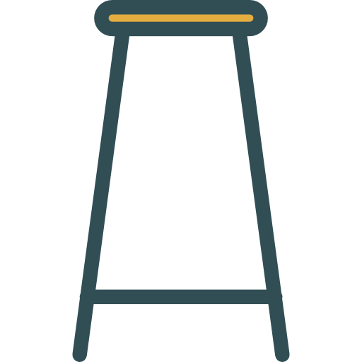Bar stool icon