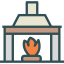 Fireplace icon 64x64