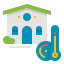 Temperature control icon 64x64