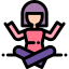 Lotus position icon 64x64