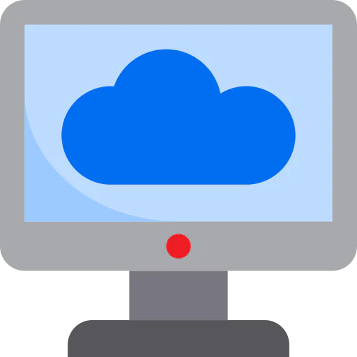 Cloud computing ícono