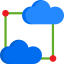 Cloud computing Symbol 64x64
