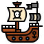 Pirate ship icon 64x64
