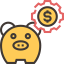 Piggy bank icon 64x64