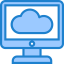 Cloud computing ícone 64x64