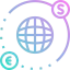 Globe grid icon 64x64