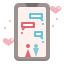 Dating app icon 64x64