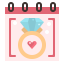 Wedding date icon 64x64