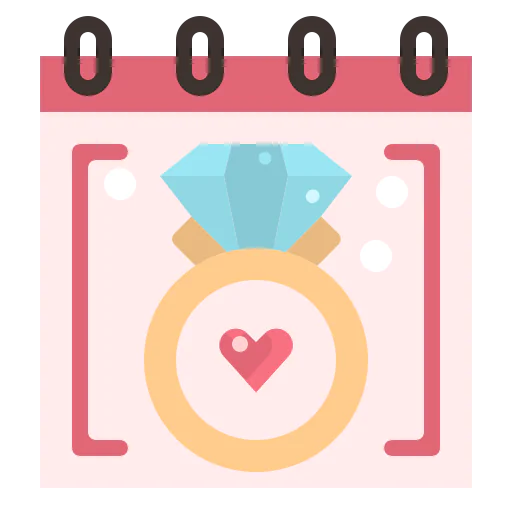 Wedding date icon