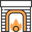 Fireplace icon 64x64