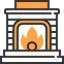 Fireplace icon 64x64