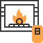 Fireplace icon 64x64