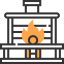 Fireplace icon 64x64