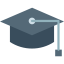 Graduation cap icon 64x64
