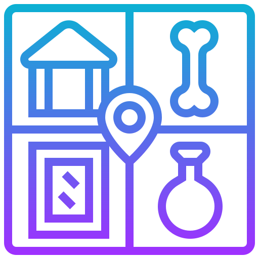 Pin points icon